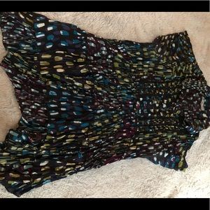 Short sleeved collared blouse